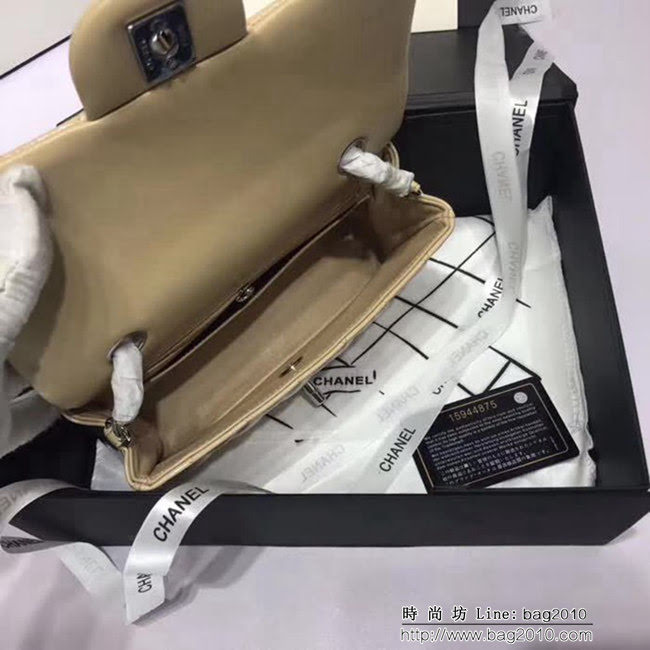 香奈兒CHANEL 升級版A1116小羊皮金銀鏈條單肩斜挎包 DSC1049